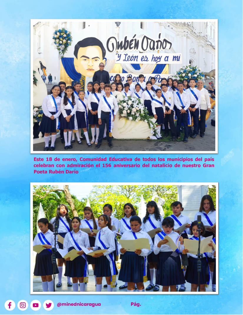 Comunidad Educativa Celebra El 156 Aniversario Del Natalicio Del Poeta Comunidad Educativa Celebra El 156 Aniversario Del Natalicio Del Poeta